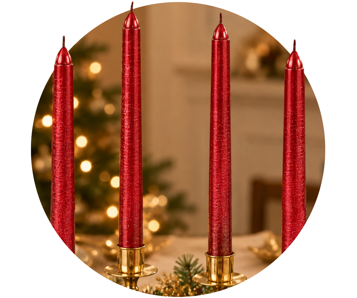 Velas navideñas