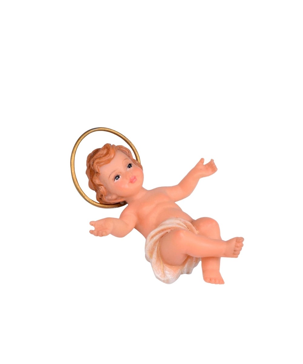 Figura Niño Jesús 6 cm con Aureola Dorada