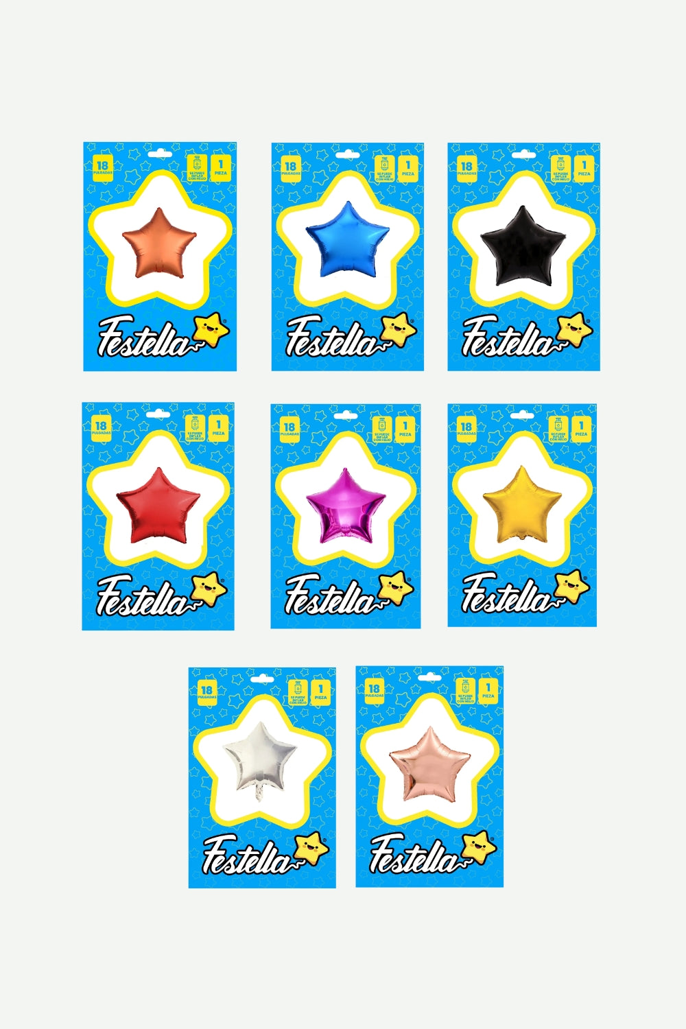 Globo Metalizado De Estrella