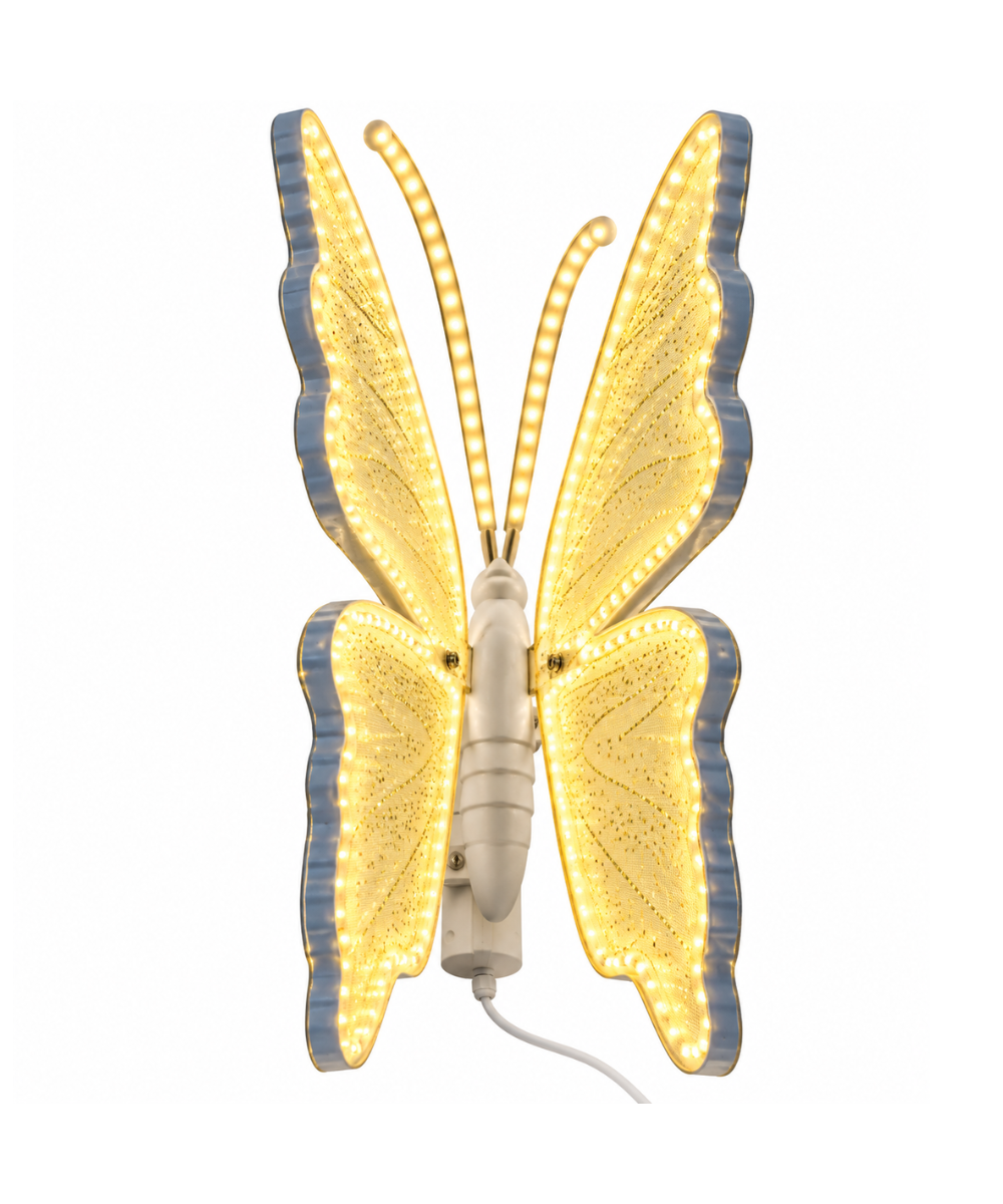 Mariposa con Movimiento Luz Cálida 40 cm