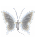 Mariposa con Movimiento Blanca 60 cm