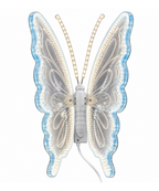 Mariposa con Movimiento Blanca 60 cm