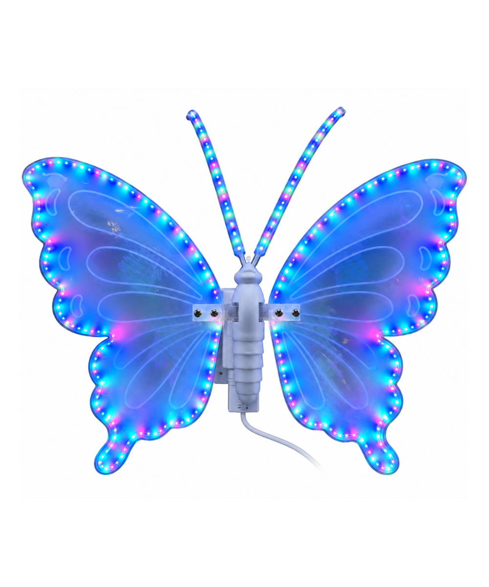 Mariposa con Movimiento Multicolor 60 cm