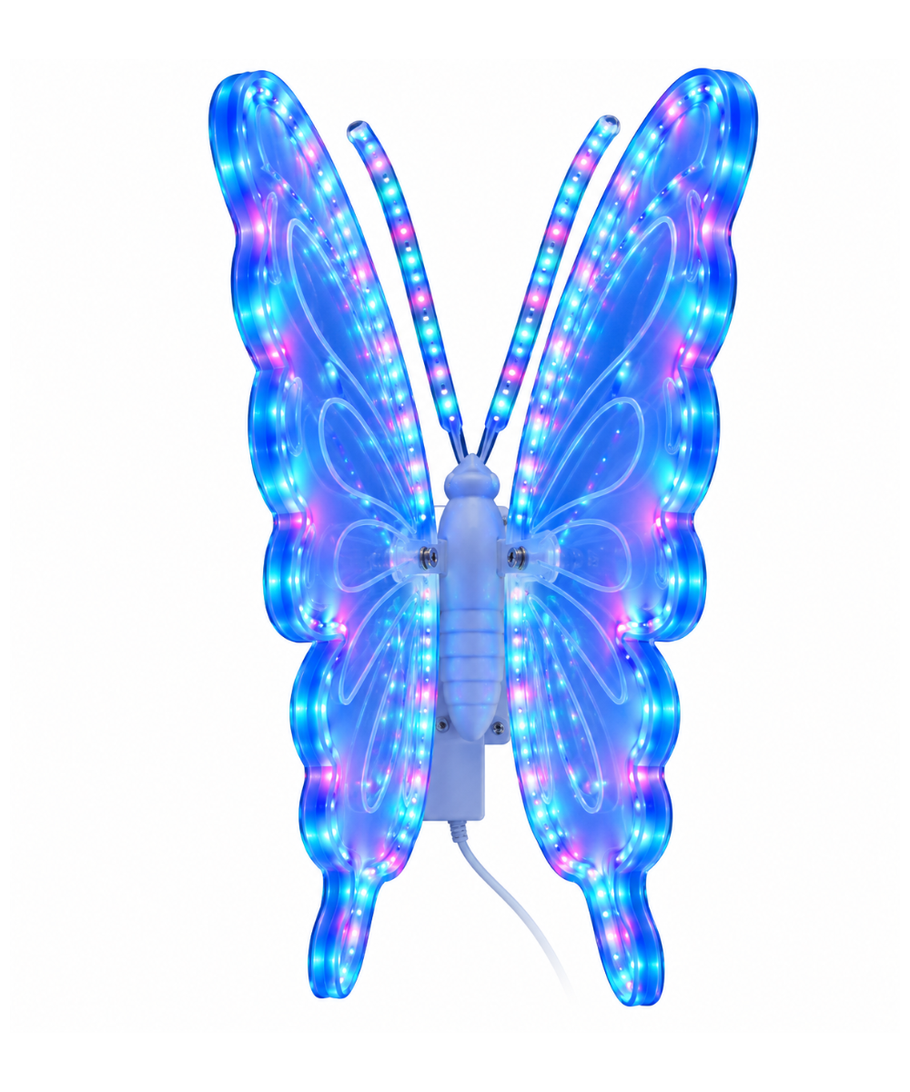 Mariposa con Movimiento Multicolor 60 cm