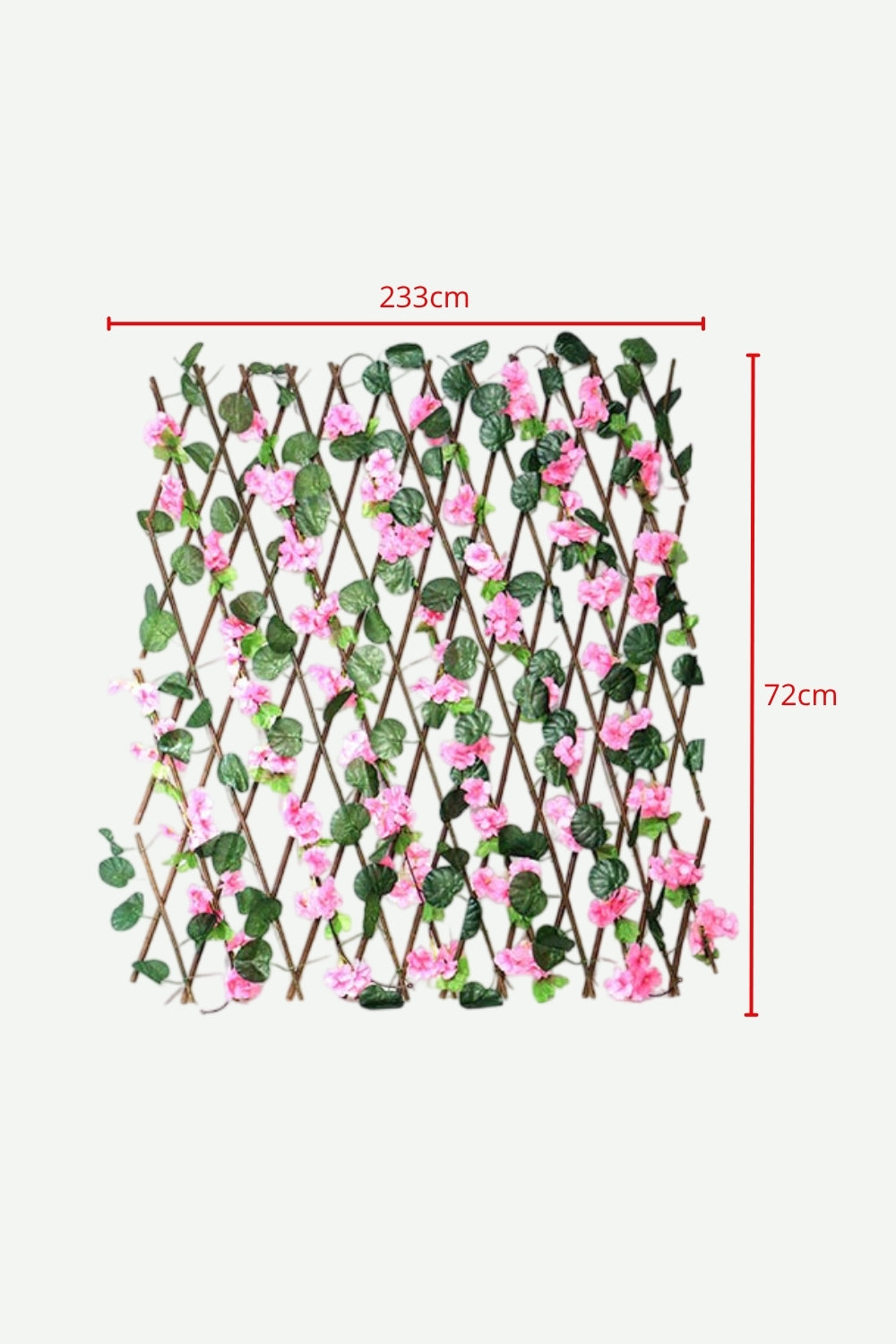 Cerca de Hojas Con Flores Artificiales