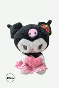 Peluche Amigos Kuromi Negro Con Rosado