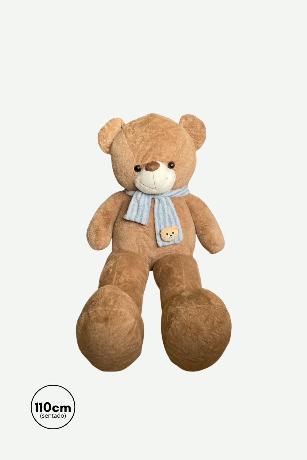 Peluche Oso Cafe con Bufanda