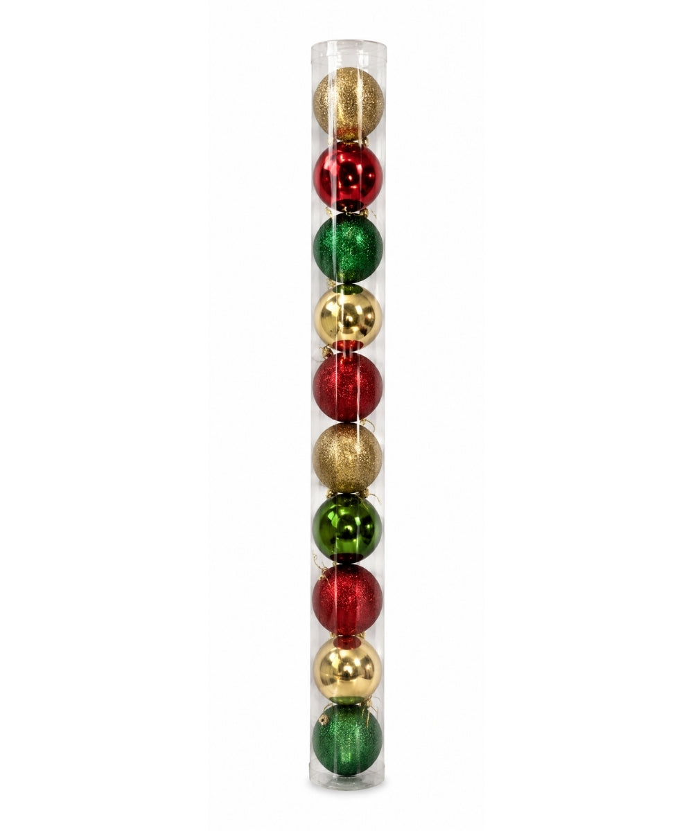 Tubo Bolas x10 Bri-Esc 7cm Multicolor