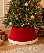 Base Decorativa para Arbol Estilo Traje de Santa