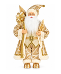 Santa Claus Navideño Traje Dorado 60 cm