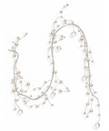 Guirnalda Blanca Bolitas 110cm