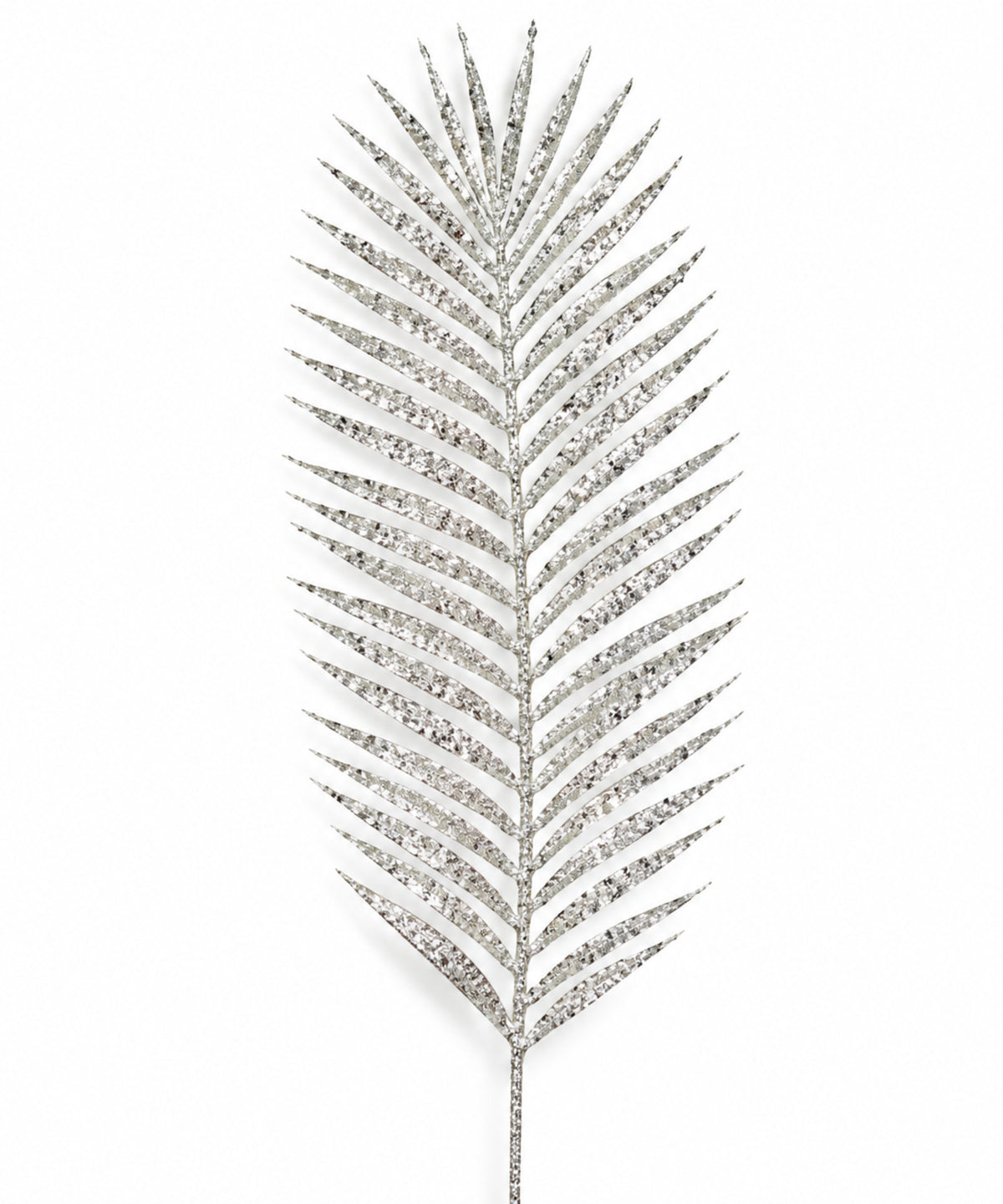Hoja Helecho Plateada 79x22cm