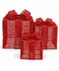 Regalos Navideños Rojos Set x3