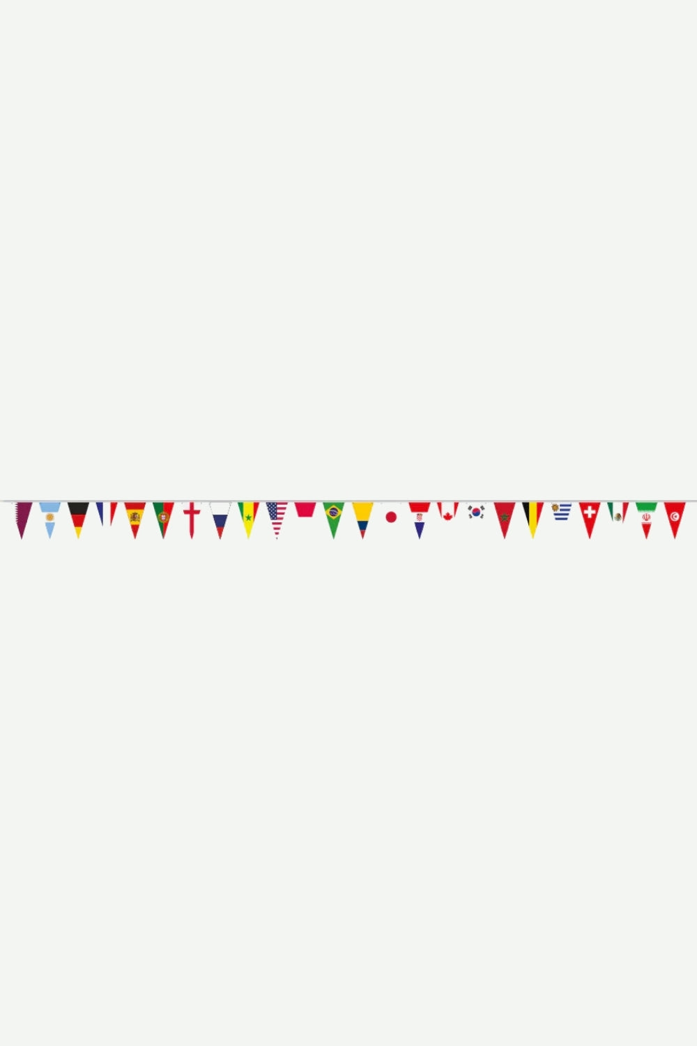 Banderola Triangulos Futbol Paises