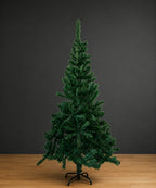 Árbol de Navidad Verde Tradicional 1.50 m con Base Metálica