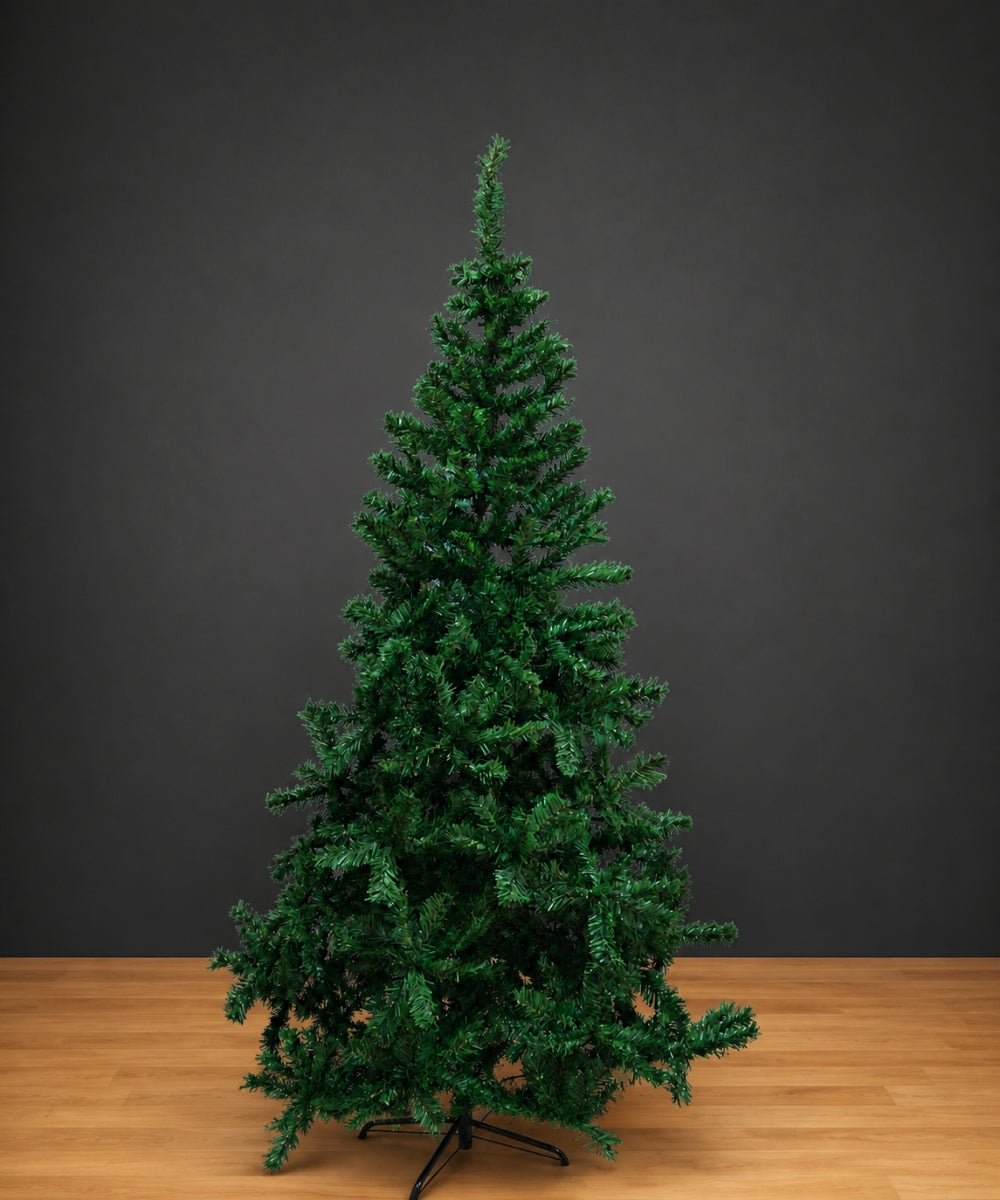 Árbol de Navidad Verde Tradicional 1.80 m con Base Metálica