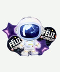 Bouquet de Globos Astronauta - Set Decorativo de 5 piezas