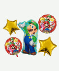 Bouquet de Globos Luigi - Set Decorativo de 5 piezas
