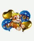 Bouquet de Globos Paw Patrol Cafe - Set Decorativo de 5 piezas