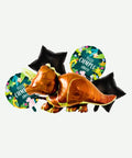 Bouquet de Globos Triceratops - Set Decorativo de 5 piezas