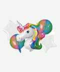Bouquet de Globos Unicornio - Set Decorativo de 5 piezas