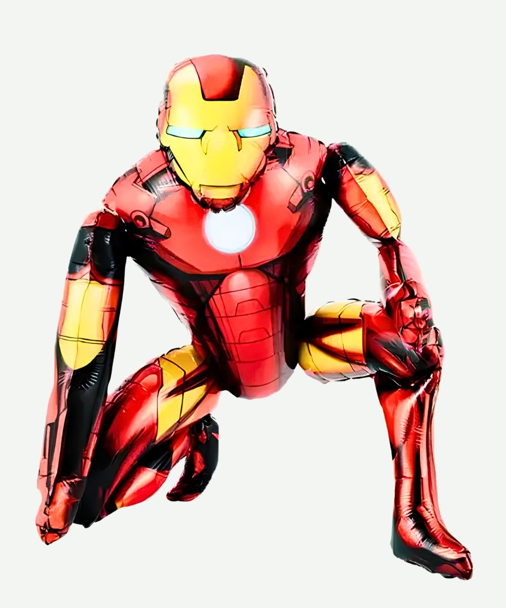 Bouquet de Globos Iron Man Armable - Set Decorativo de 6 piezas