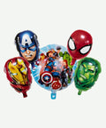 Bouquet de Globos Los Vengadores - Set Decorativo de 5 piezas