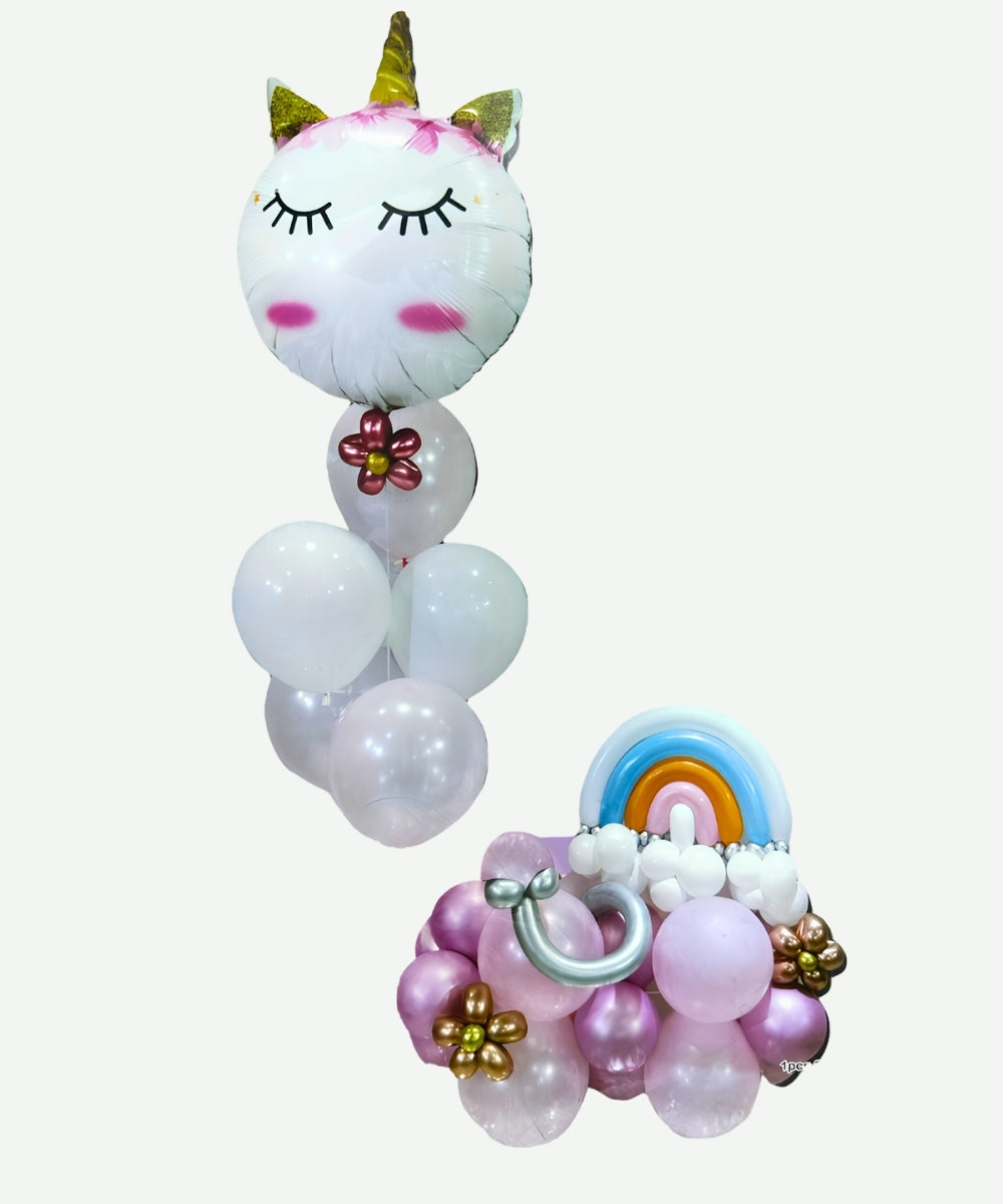 Bouquet de Globos Unicornio - Set Decorativo de 43 piezas