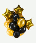 Bouquet de Globos Foil + Latex Dorado - Set Decorativo de 14 piezas