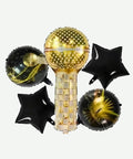 Bouquet de Globos Microfono - Set Decorativo de 5 piezas