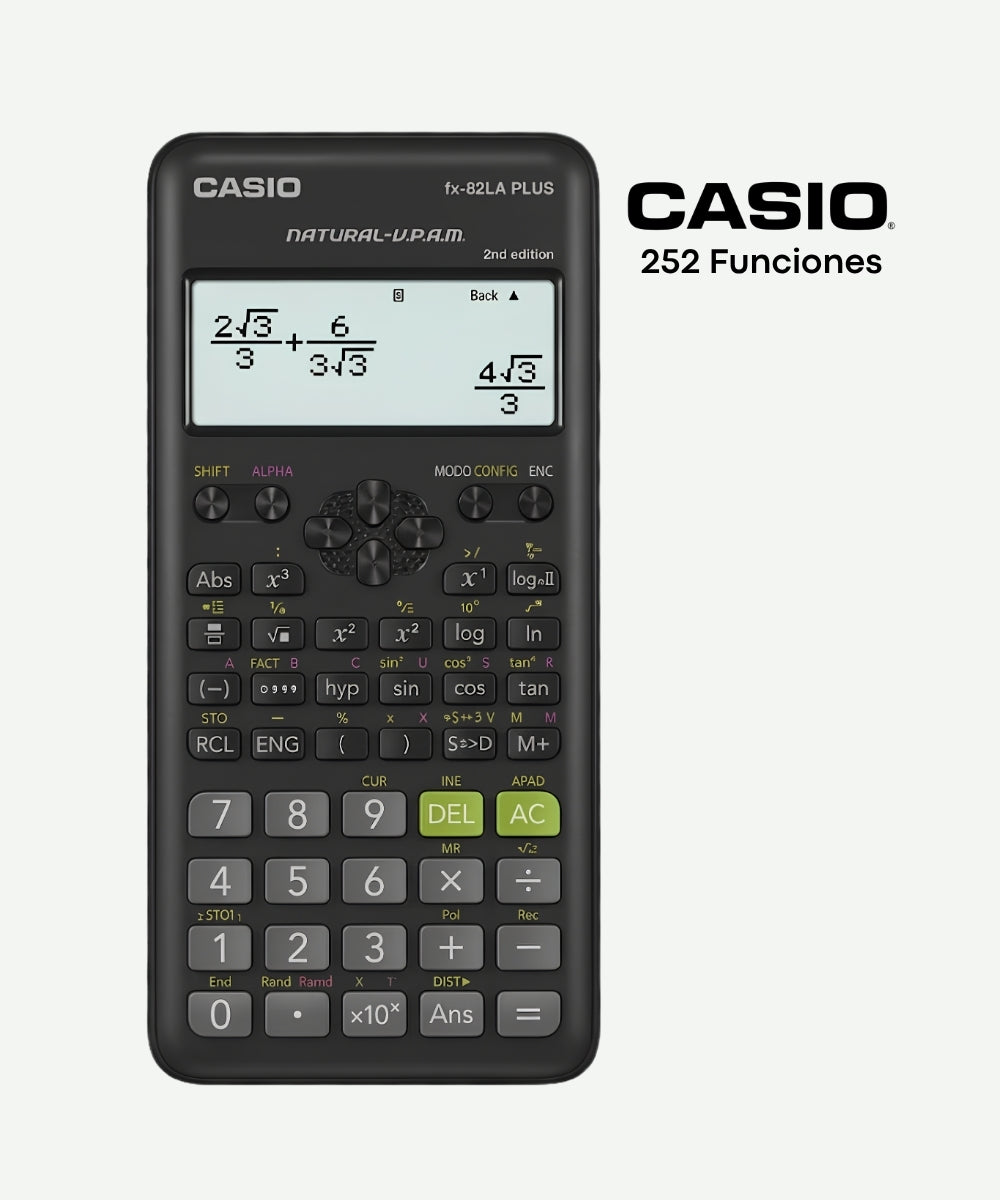 Calculadora Casio FX350LAPLUS 252 Funciones