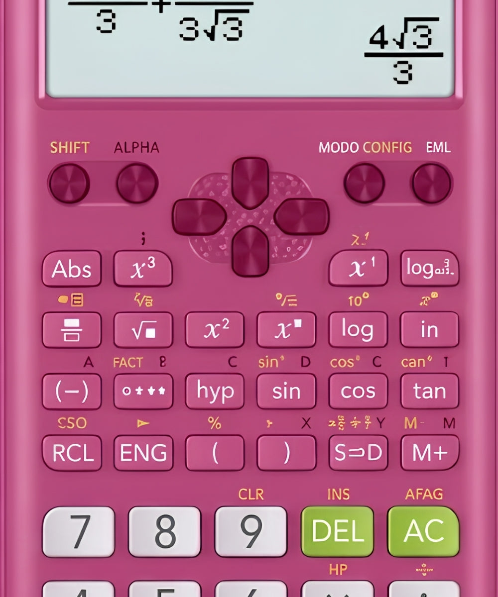 Calculadora Casio FX82LAPLUS-PK 252 Funciones