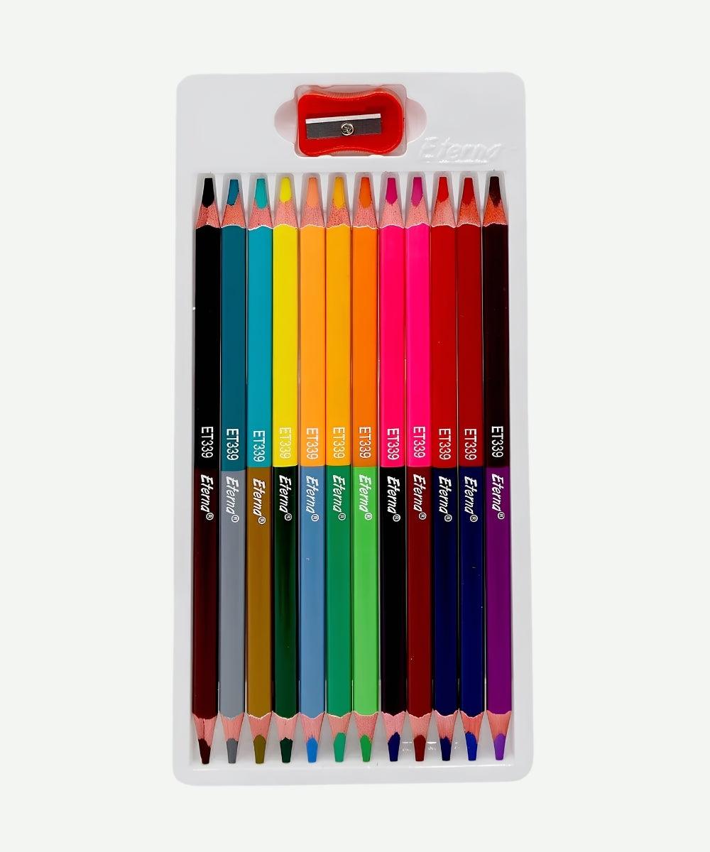 Colores Eterna Doble Punta Triangular x12