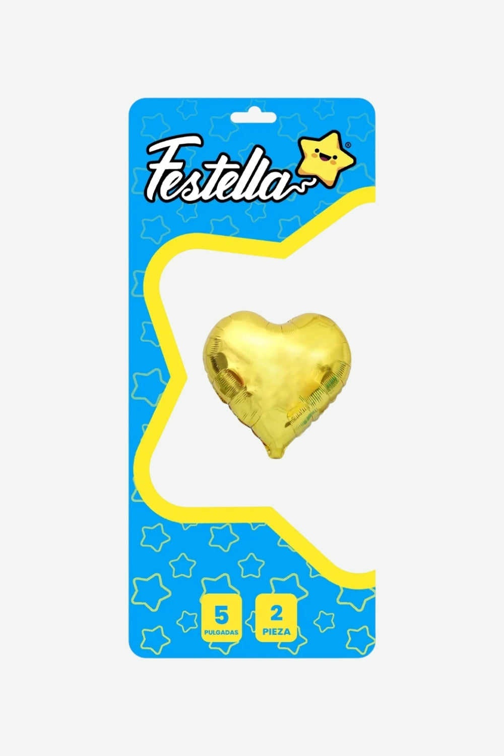 Globo Metalizado Corazon de 5" x2