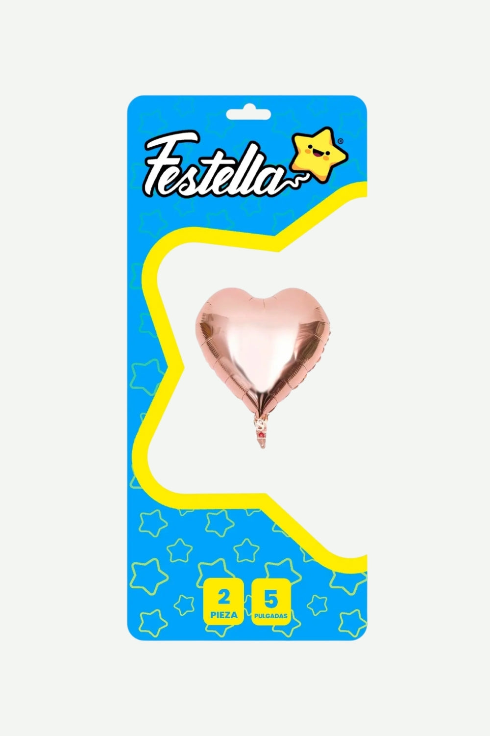 Globo Metalizado Corazon de 5" x2