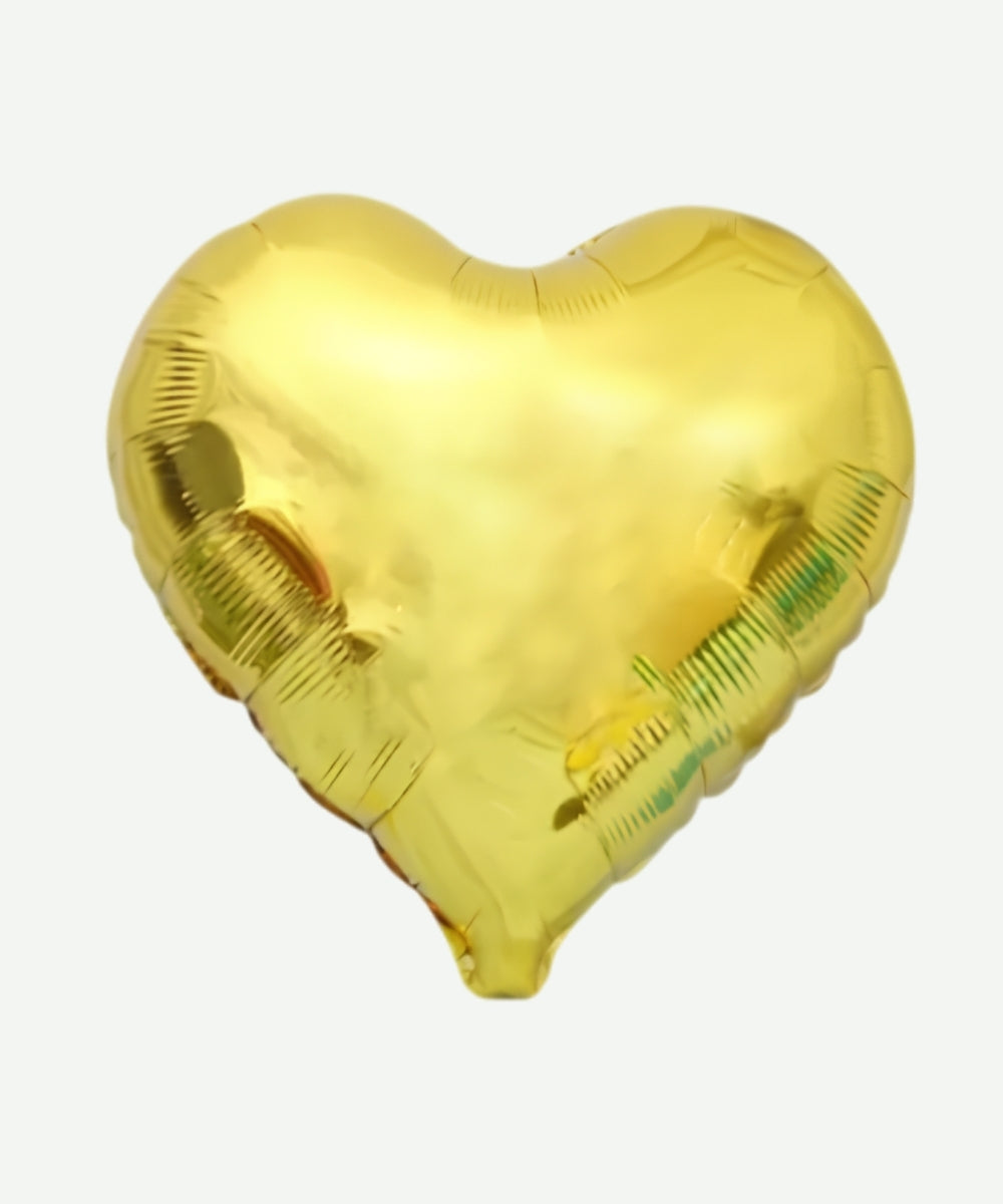 Globo Metalizado Corazon de 5" x2