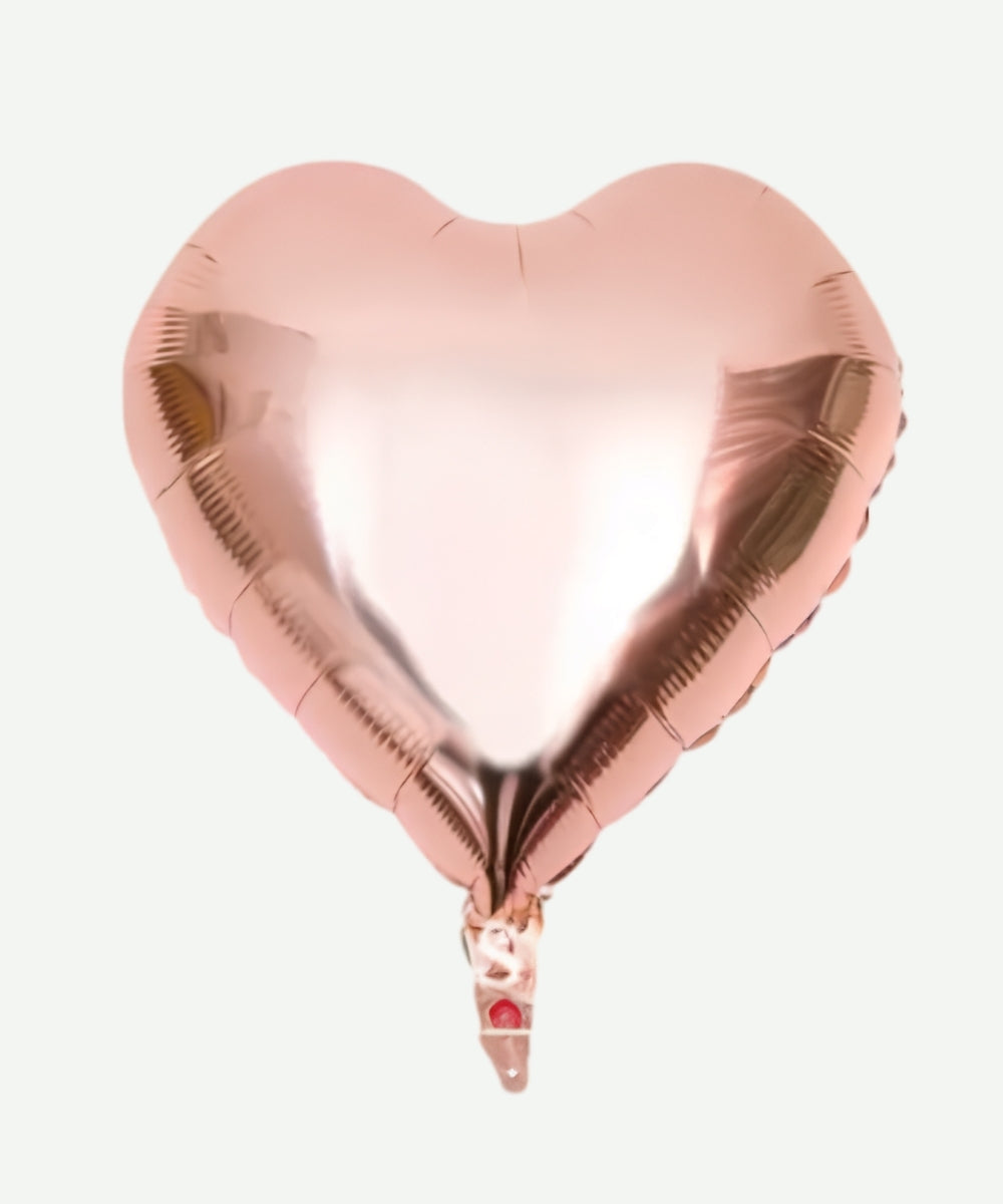 Globo Metalizado Corazon de 5" x2