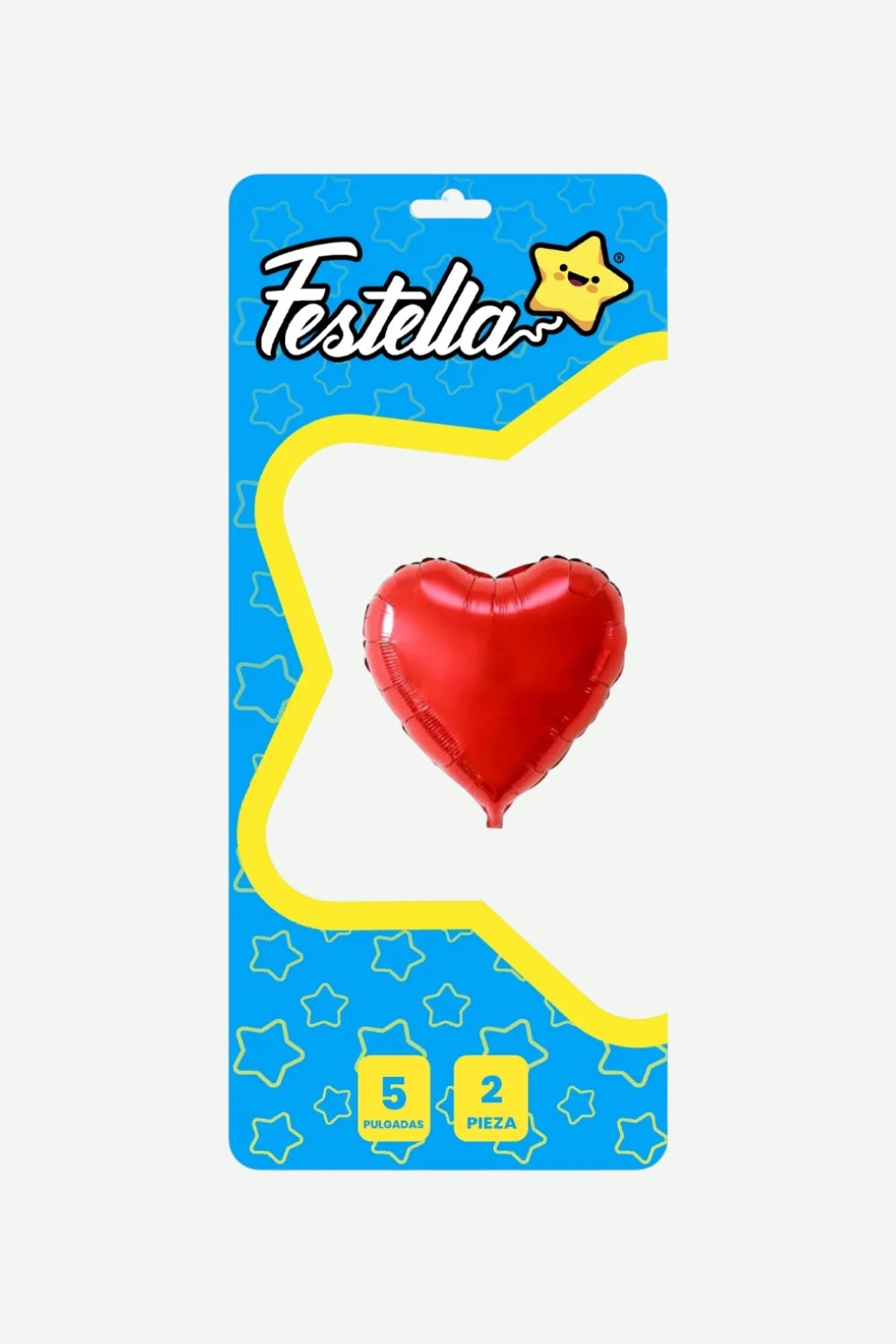 Globo Metalizado Corazon de 5" x2