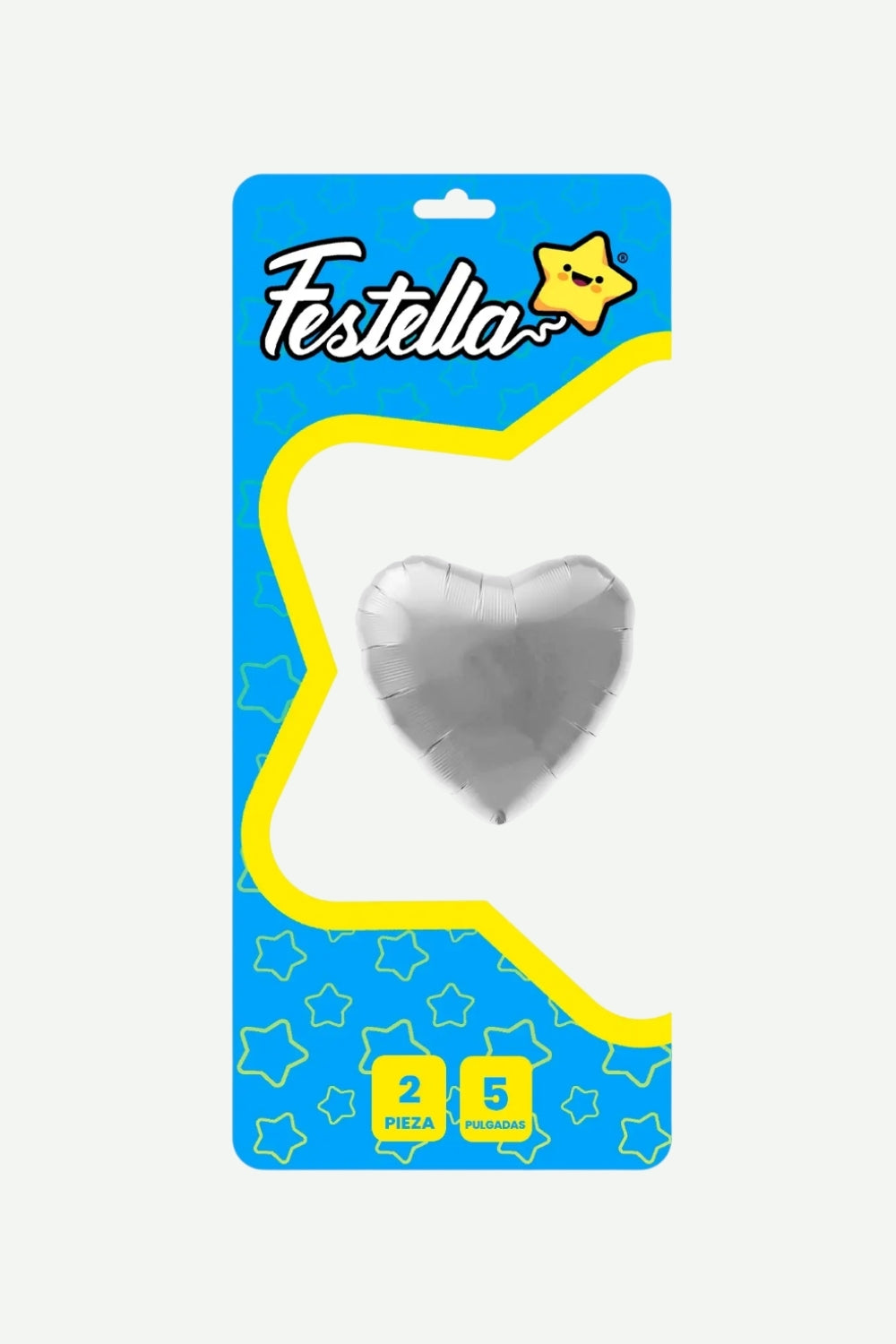 Globo Metalizado Corazon de 5" x2