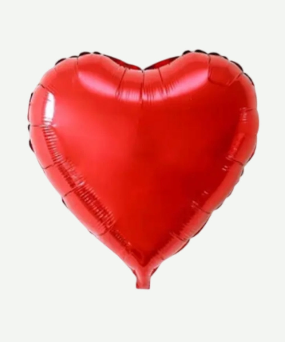 Globo Metalizado Corazon de 5" x2