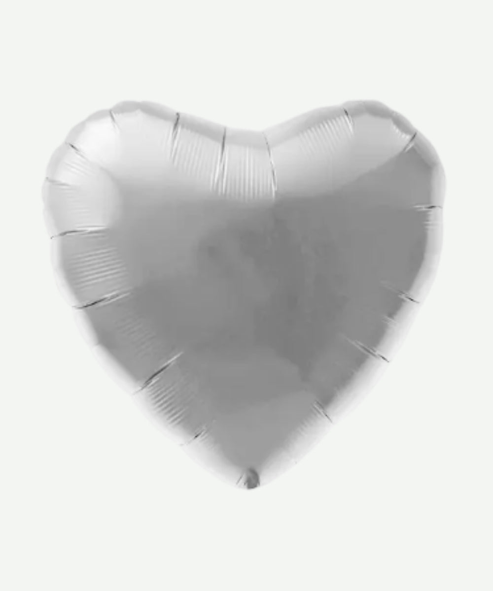 Globo Metalizado Corazon de 5" x2