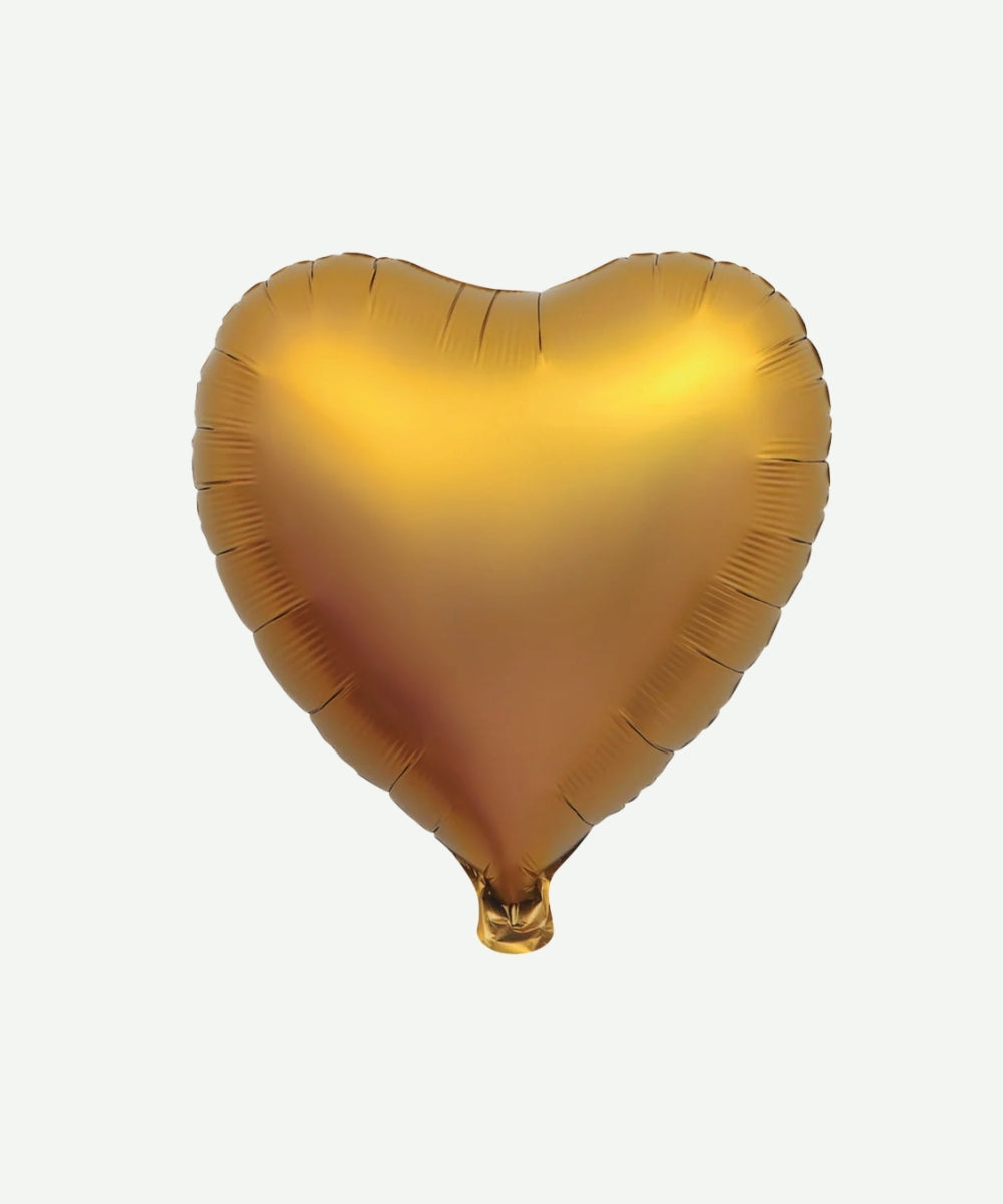Globo Metalizado De Corazones de 18"