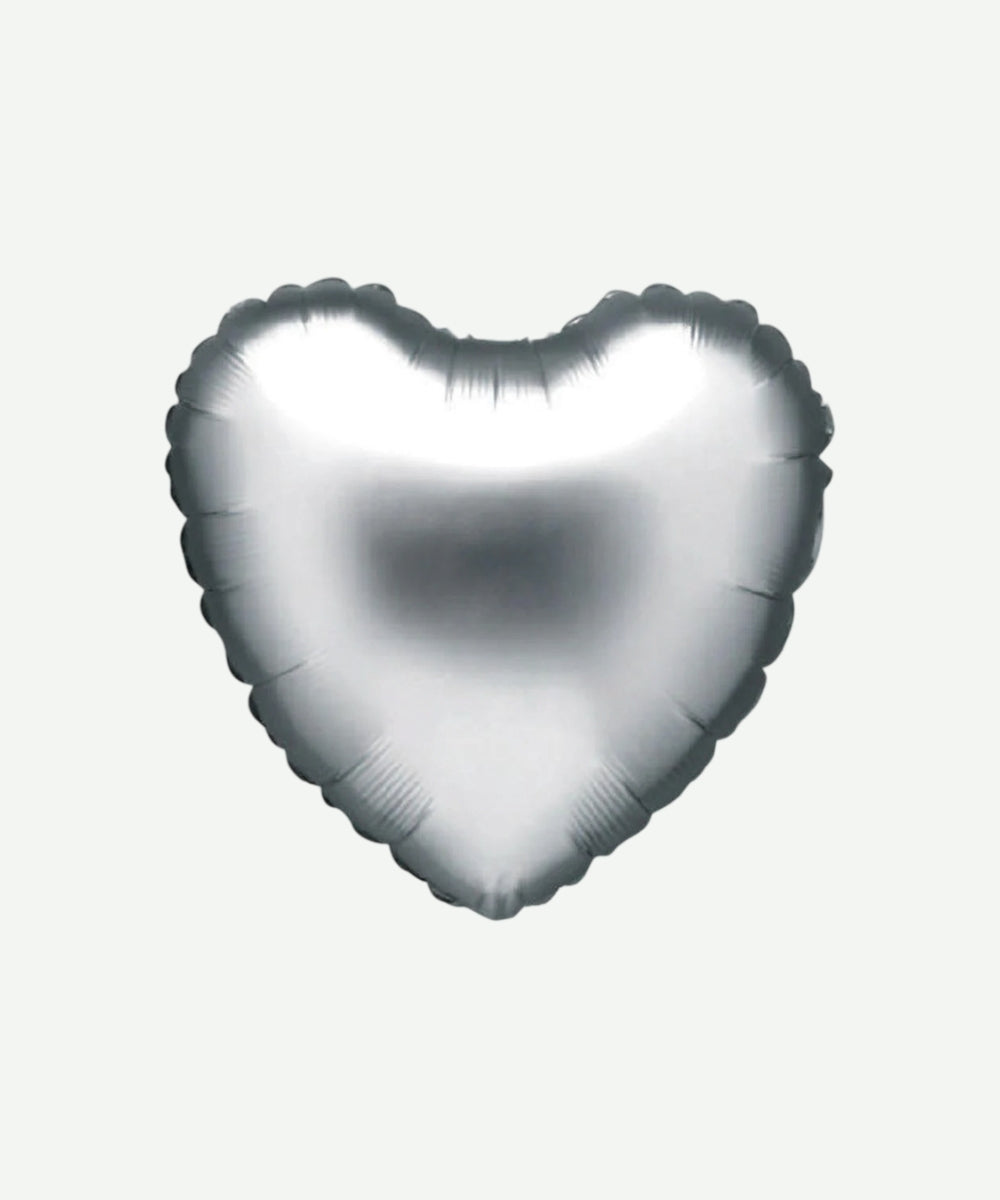 Globo Metalizado De Corazones de 18"