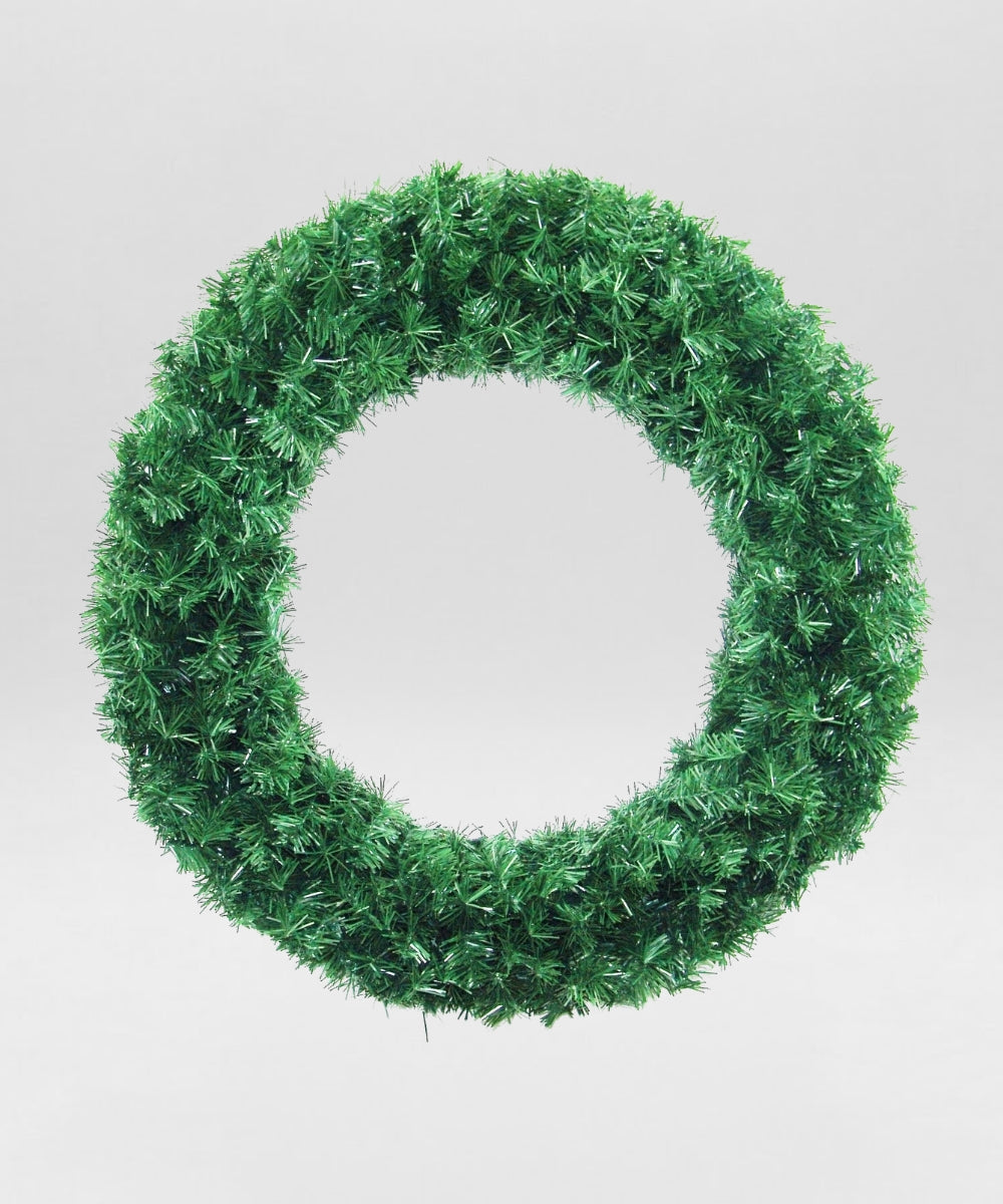 Corona Navideña 60 cm Diámetro Decoración para Puerta Grande y Pared