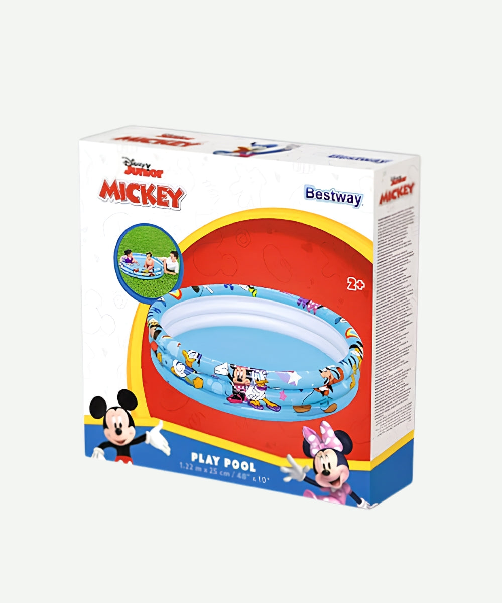 Caja de Piscina Inflable Mickey Mouse Infantil para Niños Juegos Acuáticos