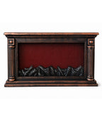 Chimenea Decorativa USB Negro y Cobre con Efecto de Fuego