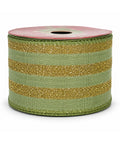 Cinta Dorado Esc con Lineas Verde Vert 9.1mts*6.3cm
