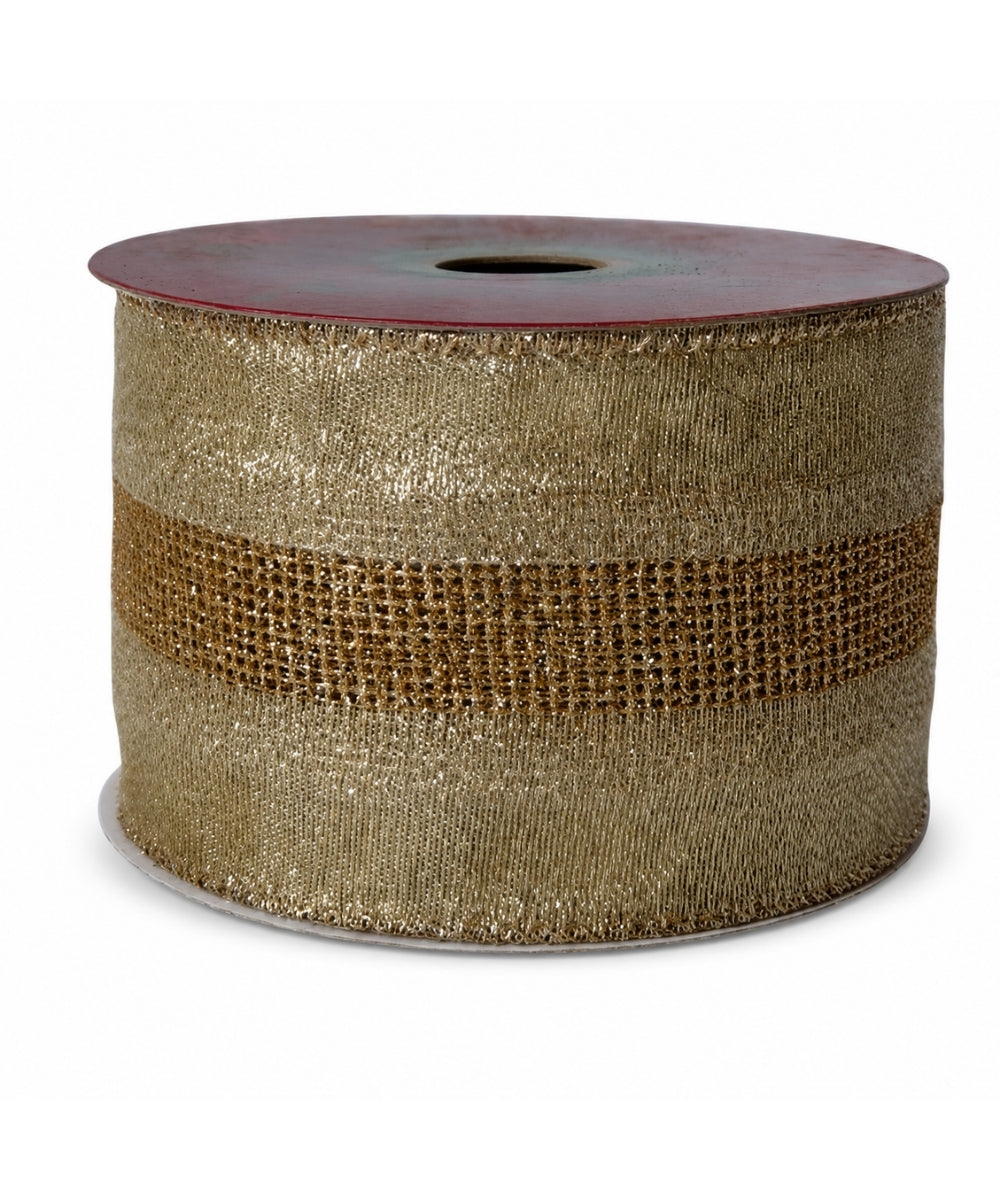 Cinta Gamuzada Verde Esmeralda Borde Brillante Dor 3.8cmx10yd
