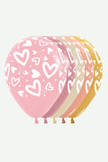 Globos Corazones Brillantes