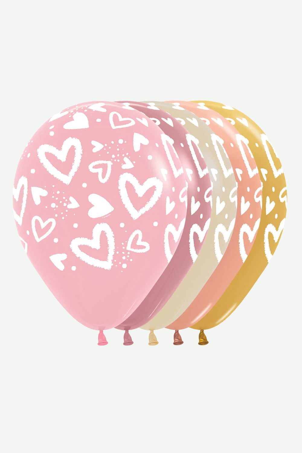 Globos Corazones Brillantes